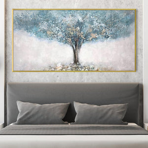 Willow Whispers Canvas Art Clock Canvas