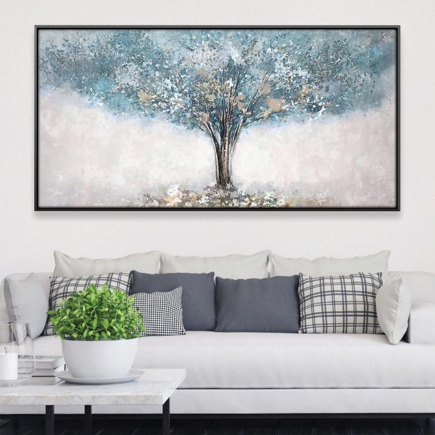 Willow Whispers Canvas Art Clock Canvas