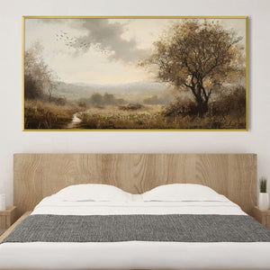 Windswept Calm Canvas Art Clock Canvas