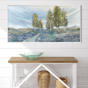 Windswept path Canvas Art Clock Canvas