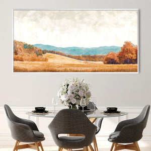 Windswept Warmth Canvas Art Clock Canvas