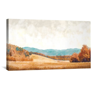 Windswept Warmth Canvas Art Clock Canvas