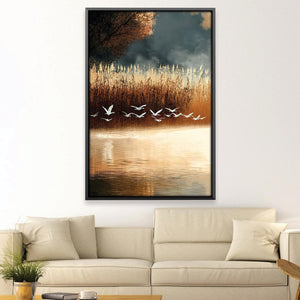 Wings of the Marsh Canvas Art 12 x 18in / Canvas Clock Canvas