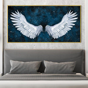 Wings of the Night Sky Canvas Art Clock Canvas