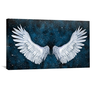 Wings of the Night Sky Canvas Art Clock Canvas