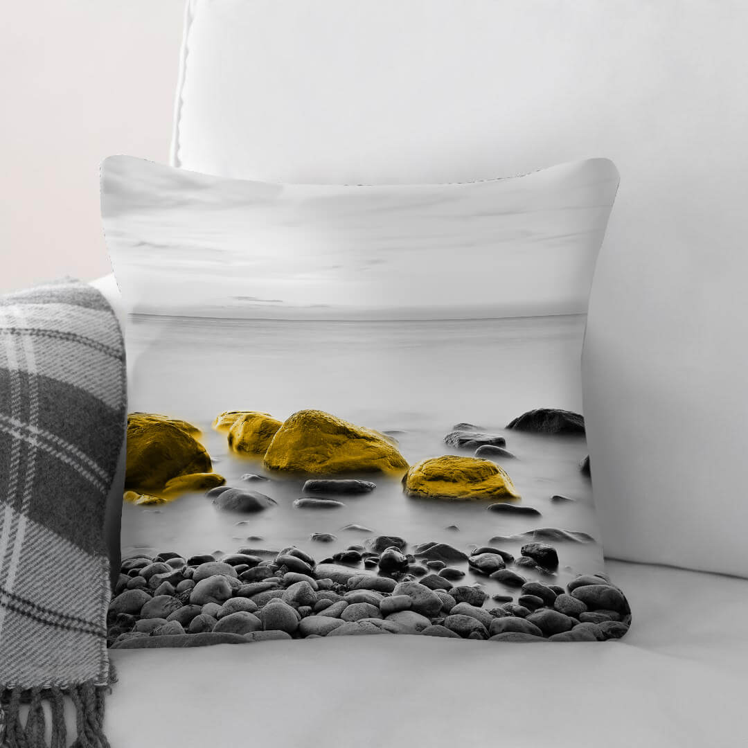 Yellow Splash Dream Home Bundle Bundle 2 Cushions & 1 Blanket Clock Canvas