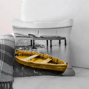 Yellow Splash Dream Home Bundle Bundle 2 Cushions & 1 Blanket Clock Canvas