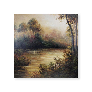 103 Oil Painting Oil Clock Canvas