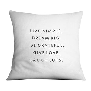 Above the Clouds B Cushion Cushion 45 x 45cm Clock Canvas