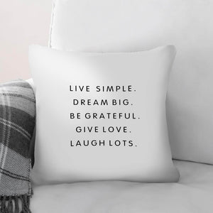 Above the Clouds B Cushion Cushion 45 x 45cm Clock Canvas