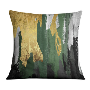 Abstract Curtain B Cushion Cushion Cushion Square Clock Canvas