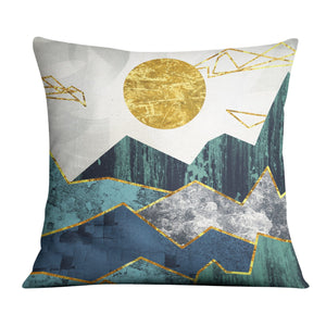 Abstract Mountain A Cushion Cushion 45 x 45cm Clock Canvas