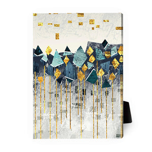 Abstract Mountain B Desktop Canvas Desktop Canvas 18 x 13cm Clock Canvas