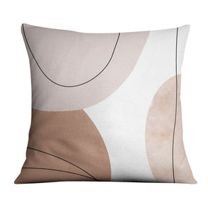 Abstract Pastels A Cushion Cushion 45 x 45cm Clock Canvas