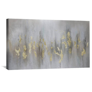 Abstract Portrayed Canvas Art 50 x 25cm / Unframed Canvas Print Clock Canvas