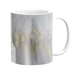 Abstract Portrayed Mug Mug White Clock Canvas