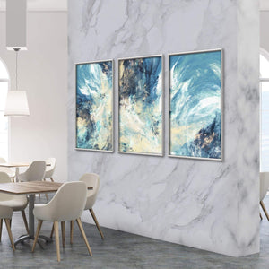 Abstract Skies Canvas Art Clock Canvas