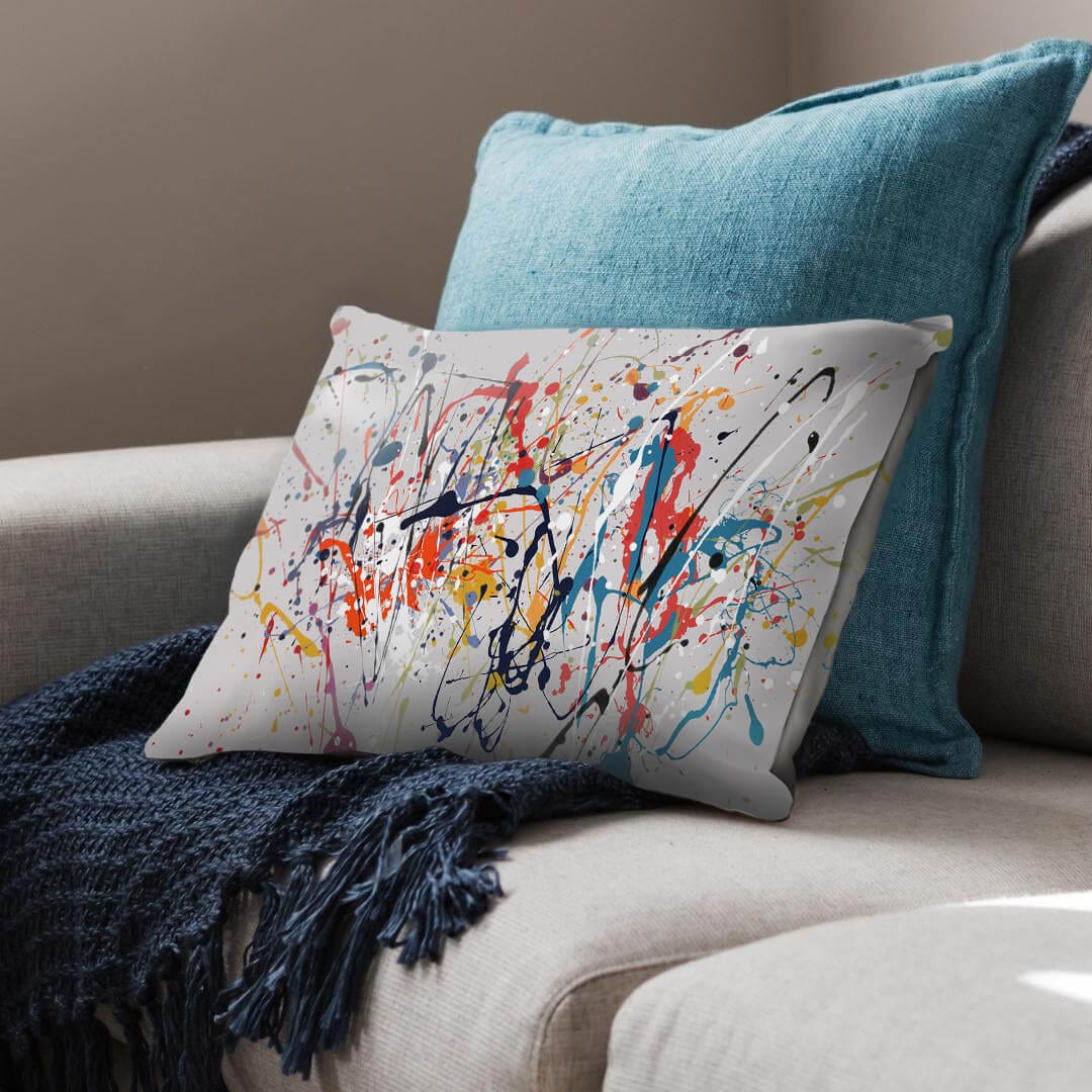 Abstract Splatter Cushion Cushion Cushion Landscape Clock Canvas