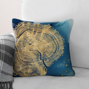 Abstract Stump B Cushion Cushion Cushion Square Clock Canvas