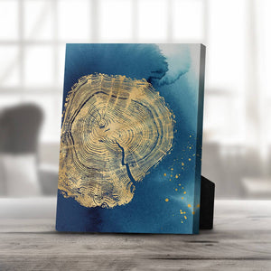 Abstract Stump B Desktop Canvas Desktop Canvas 20 x 25cm Clock Canvas