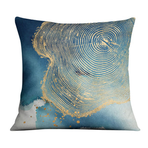 Abstract Stump C Cushion Cushion Cushion Square Clock Canvas