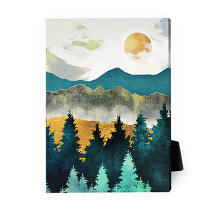 Abstract Sunsets B Desktop Canvas Desktop Canvas 13 x 18cm Clock Canvas