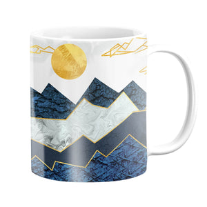 Abstract Waterfall Mug Mug White Clock Canvas