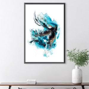 Acropora Canvas Art Clock Canvas