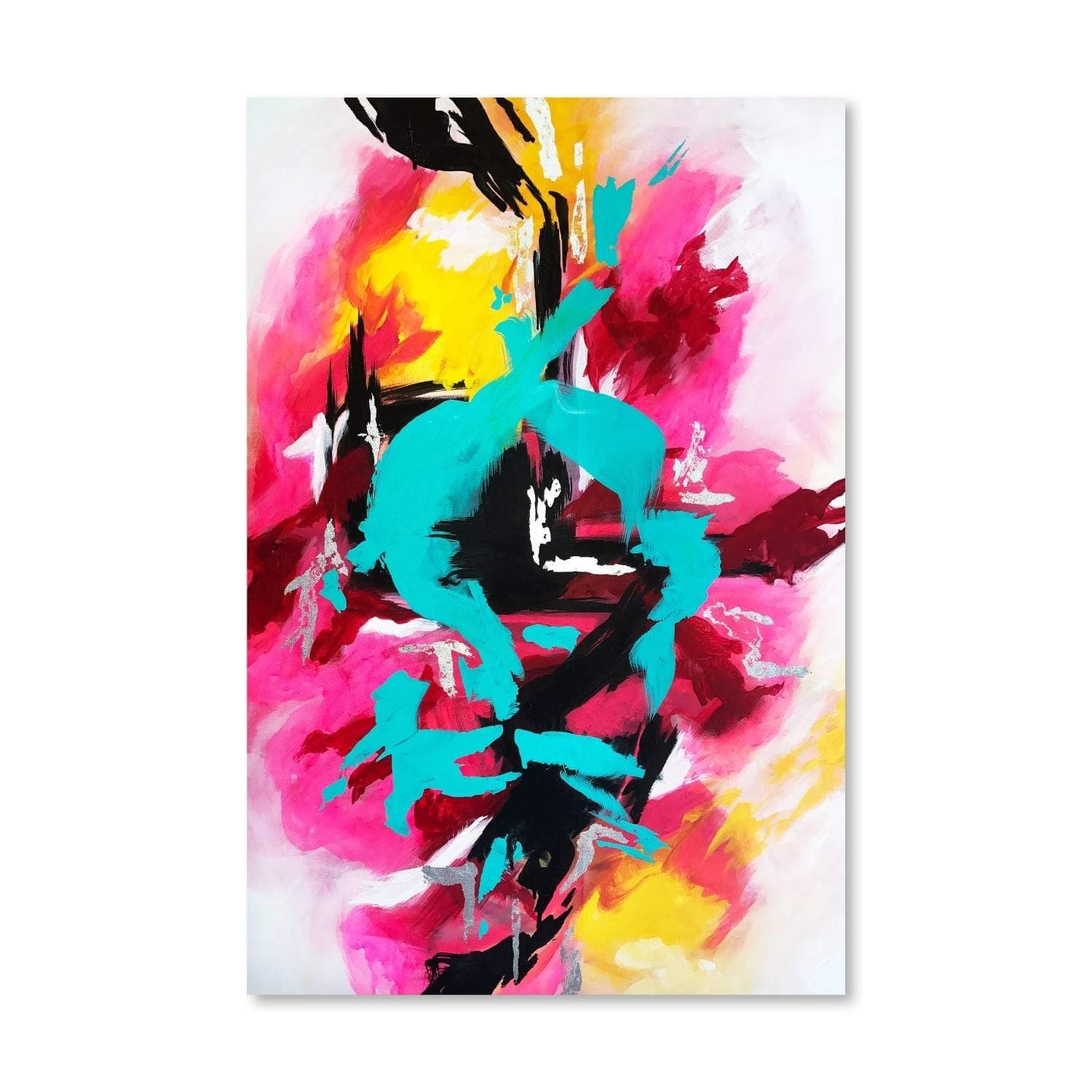 Adhara Canvas Art Clock Canvas