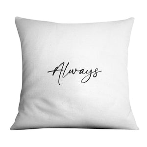 After All This Time Cushion Cushion B / 45 x 45cm Clock Canvas