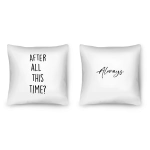 After All This Time Cushion Cushion Clock Canvas