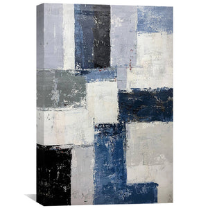 Aligned Paint Oil Painting Oil Clock Canvas