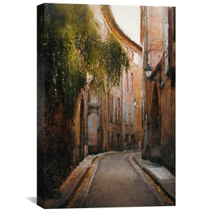 Alley Canvas Art 30 x 45cm / Unframed Canvas Print Clock Canvas