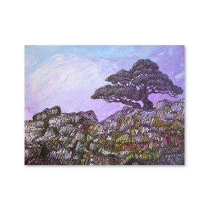 Alone But Undesperate Canvas Art Clock Canvas