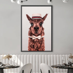 Alpaca Canvas Art 30 x 45cm / Unframed Canvas Print Clock Canvas