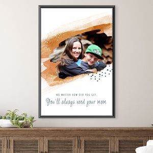 Always Need a Mom Canvas Art Clock Canvas