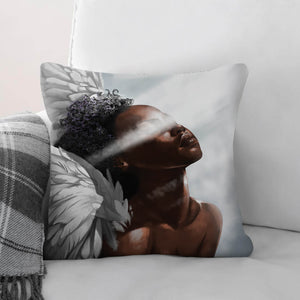 Angel Light Cushion Cushion Cushion Square Clock Canvas