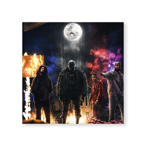AOTY Canvas Art Clock Canvas