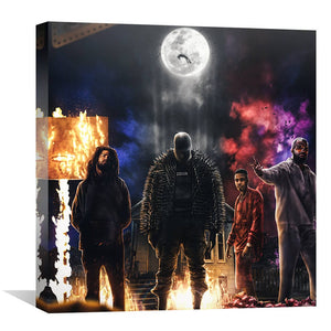 AOTY Canvas Art Clock Canvas