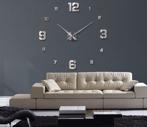Apollo Clock Silver Clock Canvas