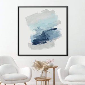 Artisanal Strokes Canvas Art Clock Canvas