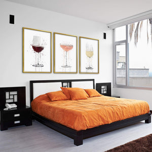 Artistic Cocktails Canvas Art Clock Canvas