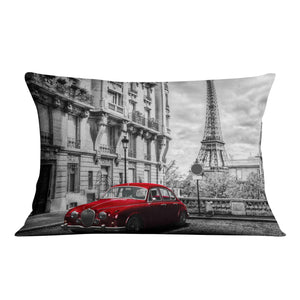 Artistic Paris Cushion Cushion 48 x 33cm Clock Canvas