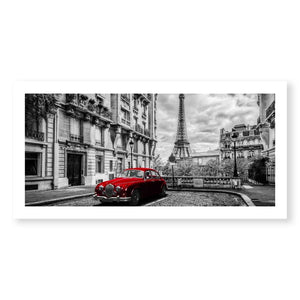 Artistic Paris Landscape Print Art Clock Canvas