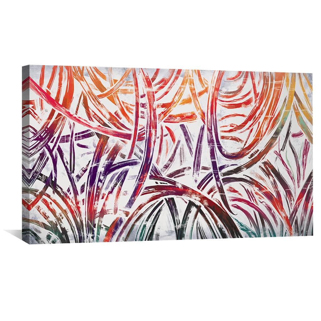 Ascension Canvas - Single Panel Art 50 x 25cm / Unframed Canvas Print Clock Canvas
