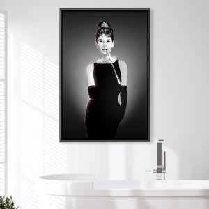 Audrey Hepburn 2 Canvas Art 30 x 45cm / Unframed Canvas Print Clock Canvas