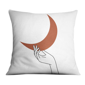 Aura Hands B Cushion Cushion 45 x 45cm Clock Canvas
