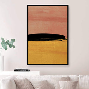 Autumn Evening Canvas Art Clock Canvas