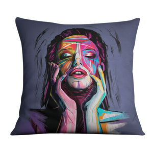 Awakened Woman A Cushion Cushion Cushion Square Clock Canvas