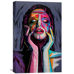 Awakened Woman Canvas Art Clock Canvas